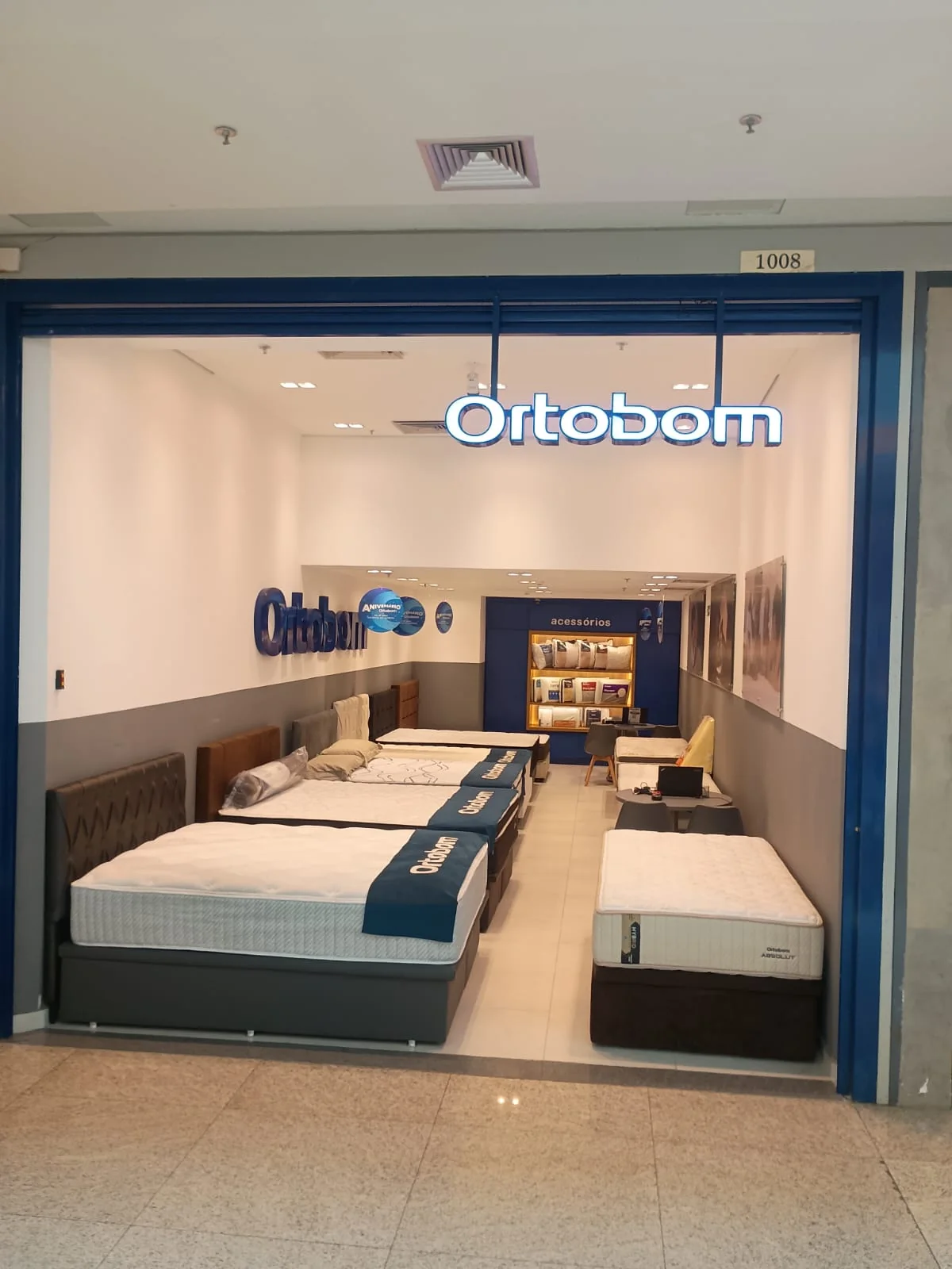 Fachada da Ortobom Mooca Plaza